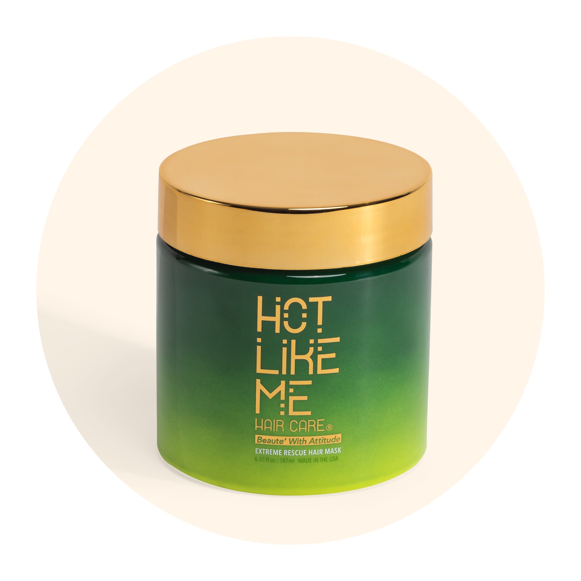 Hot Like Me Haircare Extreme Rescue Mask Container