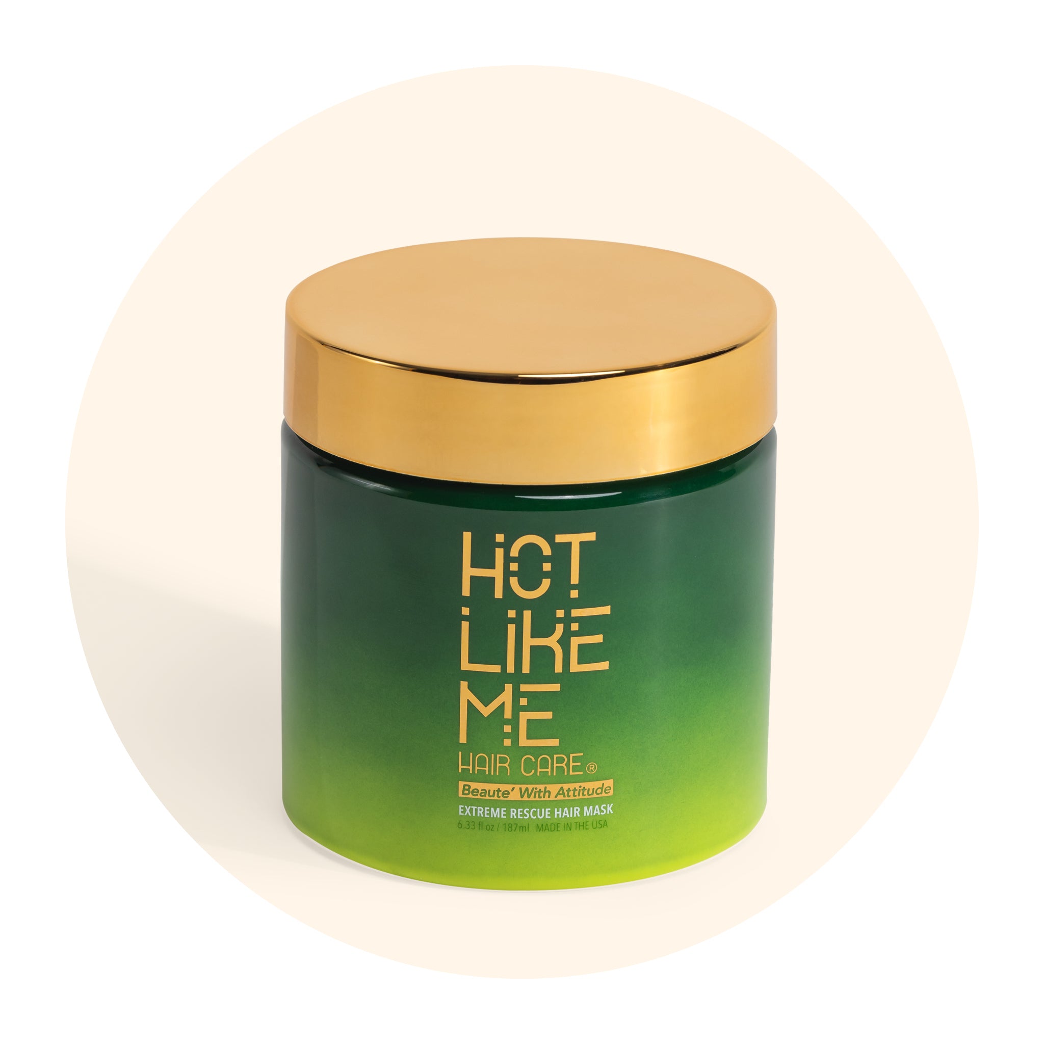 Hot Like Me Haircare Extreme Rescue Mask Container