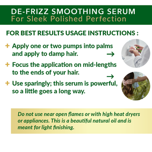 De-Frizz Smoothing Serum 2oz