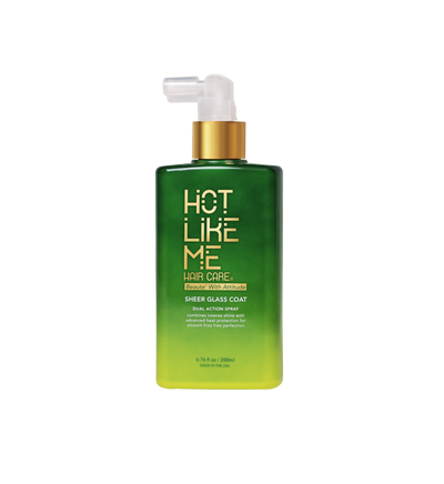 Women with shiny, frizz free hair from Hot Like Me's Sheer Glass Product